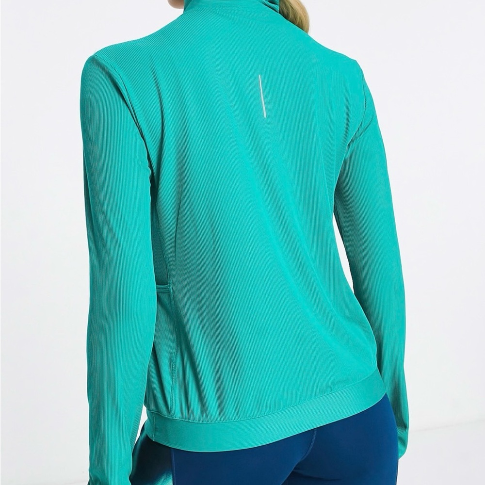Nike Teal Half-Zip Performance Top - Picture 3 of 5